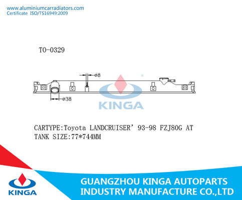 Kühlsystem-Heizkörper-Plastikbehälter für Toyota Landcruiser '93-98 FZJ80G AN fournisseur