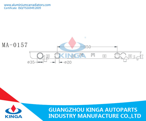 Mazda-Bongo Frendy-Heizkörper-Plastikbehälter KD-SGL5 MPV2.5D '95-02 fournisseur