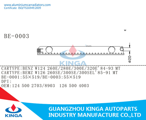 Benz W124/230E'84-93 M.Ü.-Heizkörper-Plastikbehälter 124 500 2703/8903 fournisseur