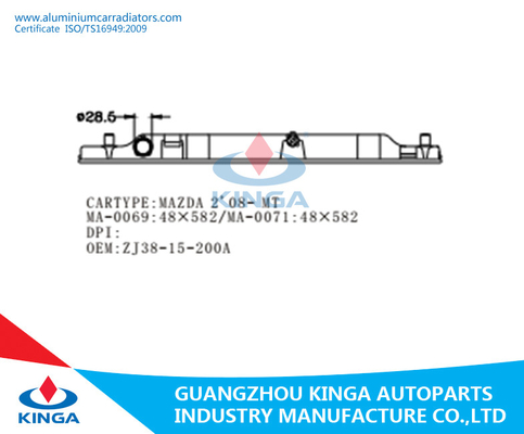 MAZDA 2' 08 Soems ZJ3815200 Heizkörper-Wasser-Behälter der Heizkörper-Plastikbehälter-Reparatur-PA66 fournisseur