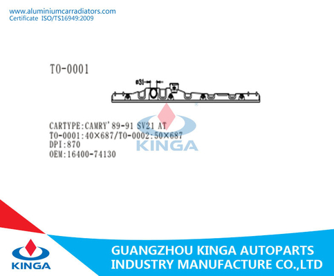 Kundenspezifischer Autoteil-Heizkörper-Plastikbehälter CAMRY '89-91 SV21 fournisseur