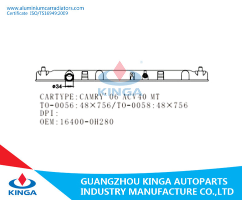 Toyota Camry 2006 Heizkörper-Plastikbehälter-Unterseiten-Wasserkasten-Ersatz M.Ü.-ACV40 fournisseur