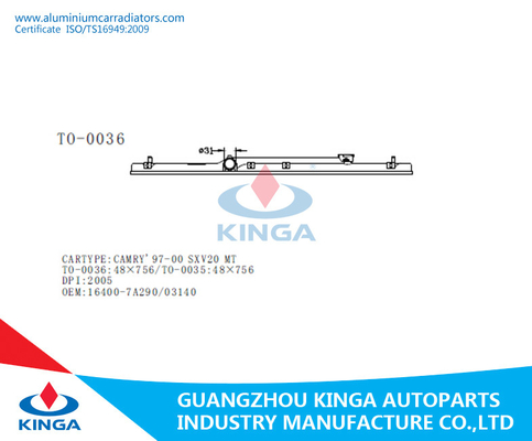 Heizkörper-vorbildlicher Plastikbehälter für CAMRY'97-00 SXV20 M.Ü.-Heizkörper-Plastikbehälter-Reparatur fournisseur