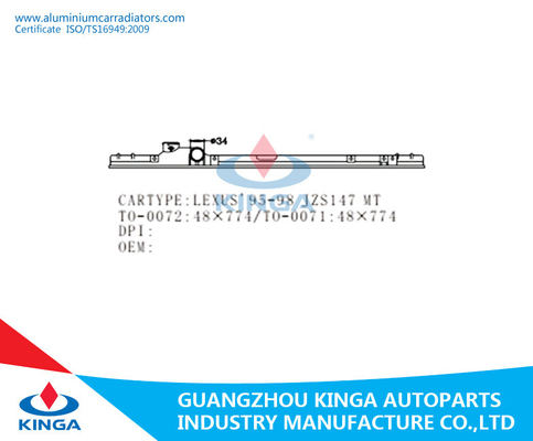 16400-46180 Wasser-Reparatur-Heizkörper-Plastikbehälter für TOYOTA LEXUS'95-98 JZS149 fournisseur