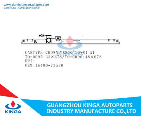 Heizkörper-Plastikbehälter Soems 16400-46600 für Selbstheizkörper TOYOTA Crown'98 JZS155 AN fournisseur