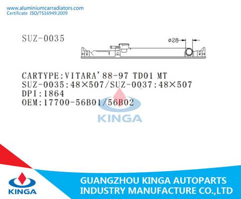 Heizkörper-Plastikbehälter-Kühlmittel-Wiederaufnahme-Behälter 17700-56B10/56B12 Suzukis Vitara'88-97 TD01 fournisseur
