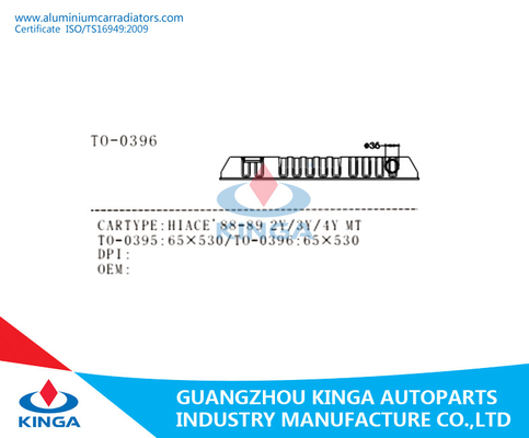 Heizkörper-Enden-Behälter/Heizkörper-Plastikbehälter von Heizkörper Toyotas Hiace'88-89 2Y/3Y/4Y Mt fournisseur